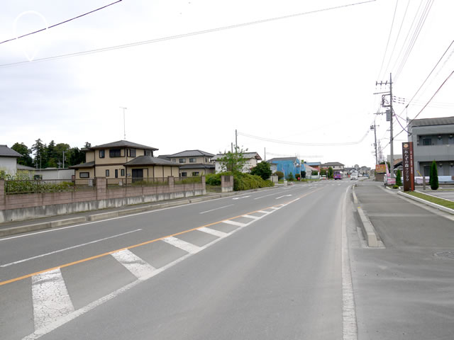 南公民館 通り沿い